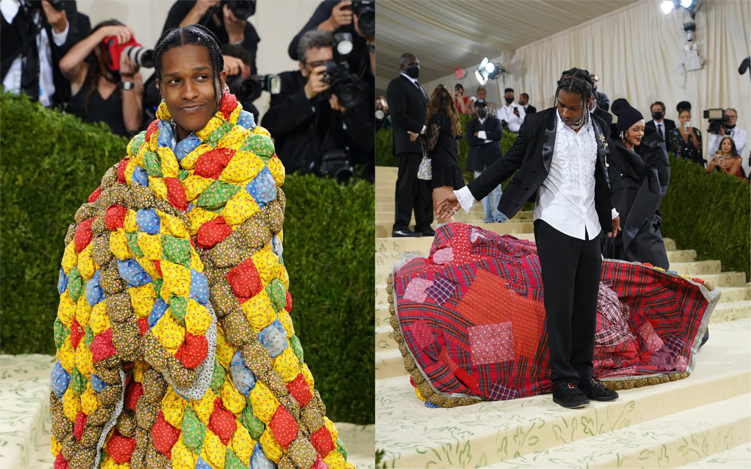 How To Wear Rihanna & ASAP Rocky's 2021 Met Gala Looks For Halloween