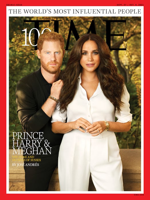 Meghan and Harry on Time