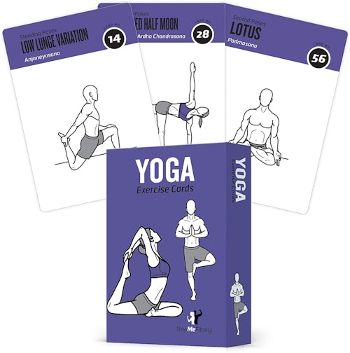 NewMe Fitness Yoga Pose Workout Cards