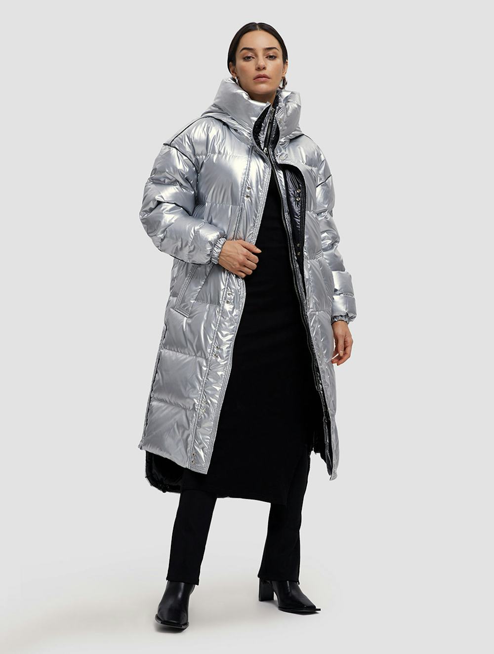 Maxi Shiny Puffer Jacket