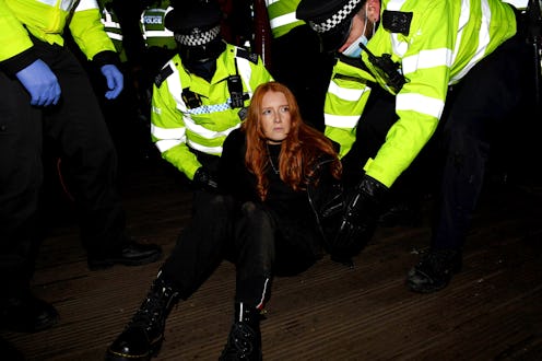 Patsy Stevenson is arrested at a vigil in memory of murdered Sarah Everard