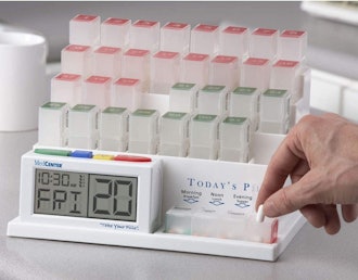 MedCenter 31 Day Pill Organizer With Reminder System