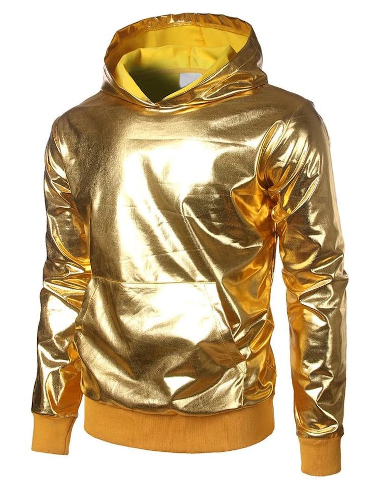Front Man wears a gold hoodie on 'Squid Game.'