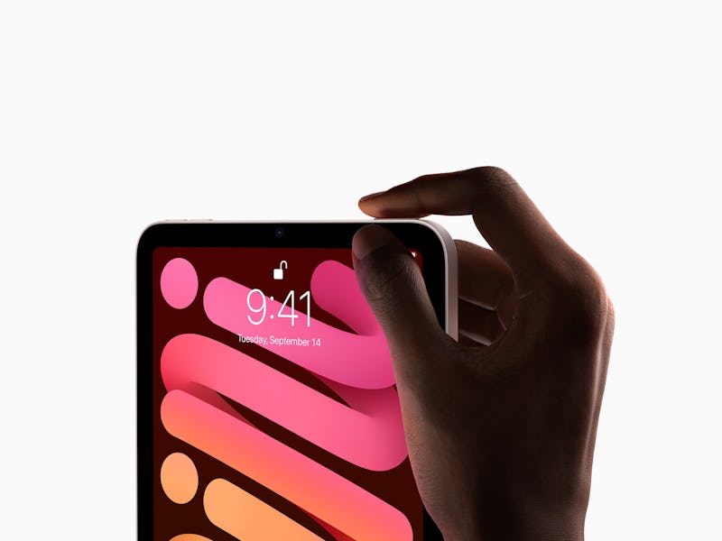 iPad mini 6 tablet with touch id