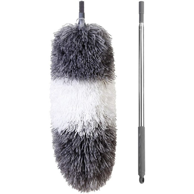 BOOMJOY Microfiber Feather Duster with Extendable Pole