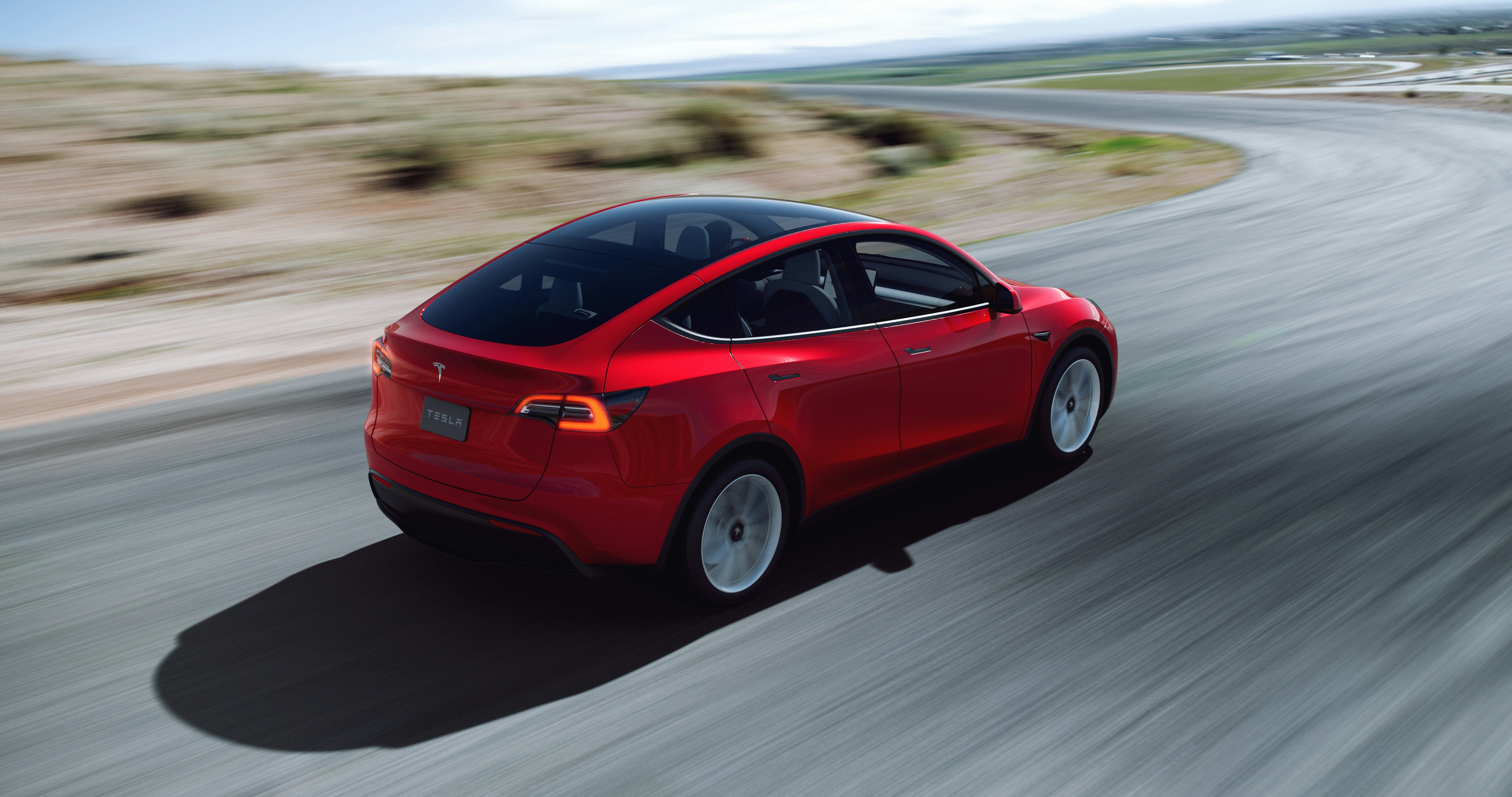 Tesla model deals y panoramic roof