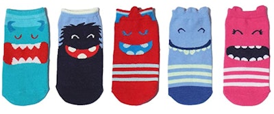 Halloween Monster Glow in the Dark Cotton Crew Socks