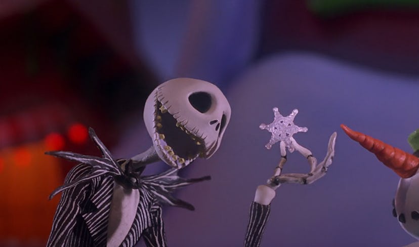 Jack Skellington from The Nightmare Before Christmas.