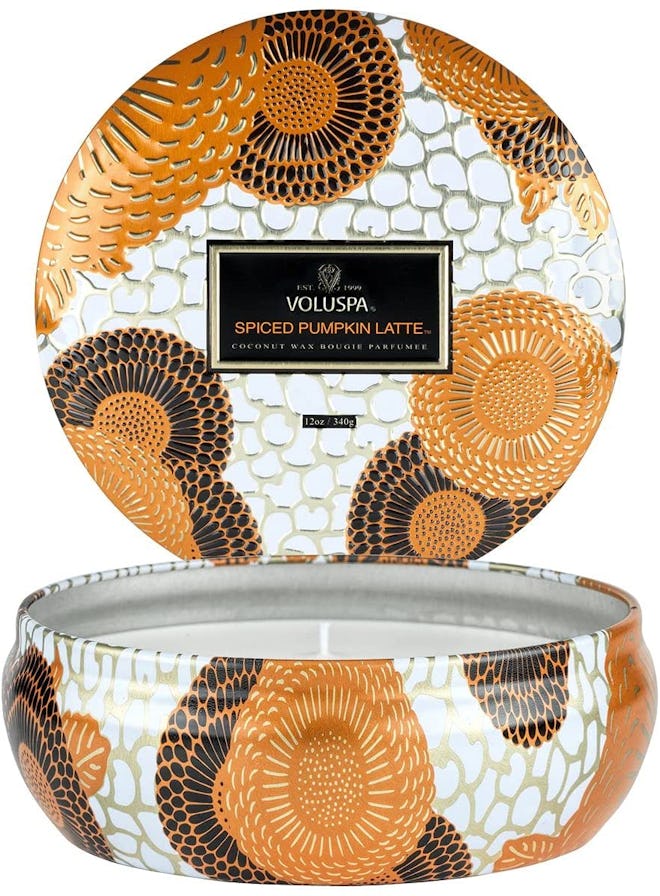 Voluspa Spiced Pumpkin Latte Candle, 12 oz.