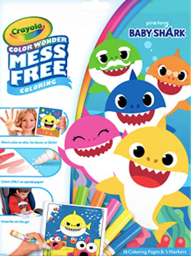 Baby shark coloring book