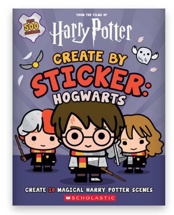 Cover art for 'Harry Potter: Create by Sticker: Hogwarts'