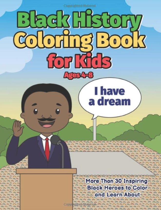 Black history coloring book for kids