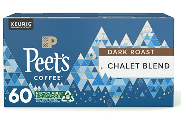Peet's Coffee Chalet Blend Dark Roast Coffee K-Cup Pods