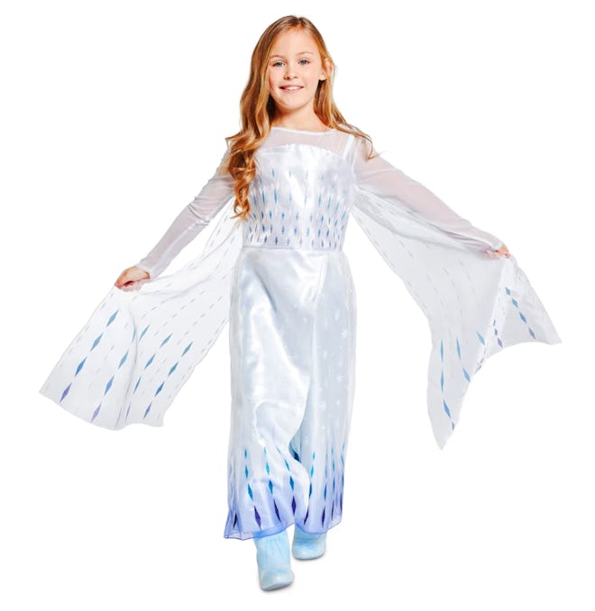 This Elsa Snow Queen costume is one Halloween costume available from the Disney Store.