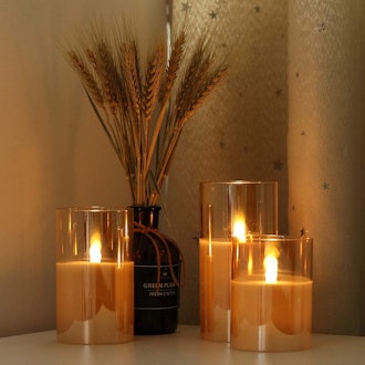 GenSwin Flameless Candles (Set of 3)