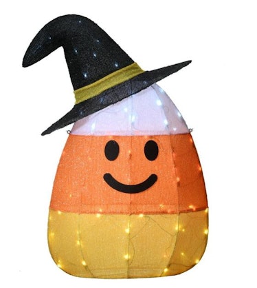 These Home Depot Halloween decorations include a cute candy corn.