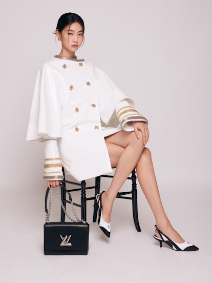 HoYeon Jung as Louis Vuitton's new global ambassador.