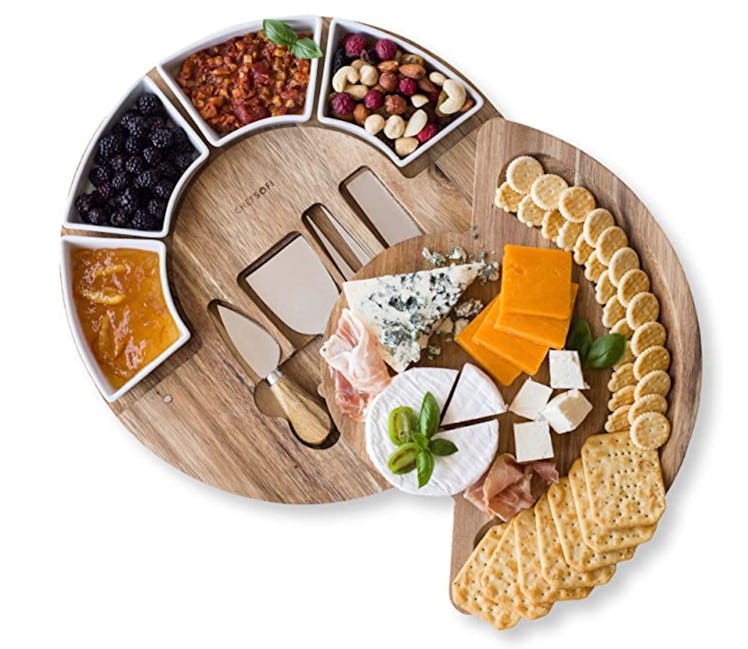 Cheese Board Set - Charcuterie Board Set and Cheese Serving Platter
