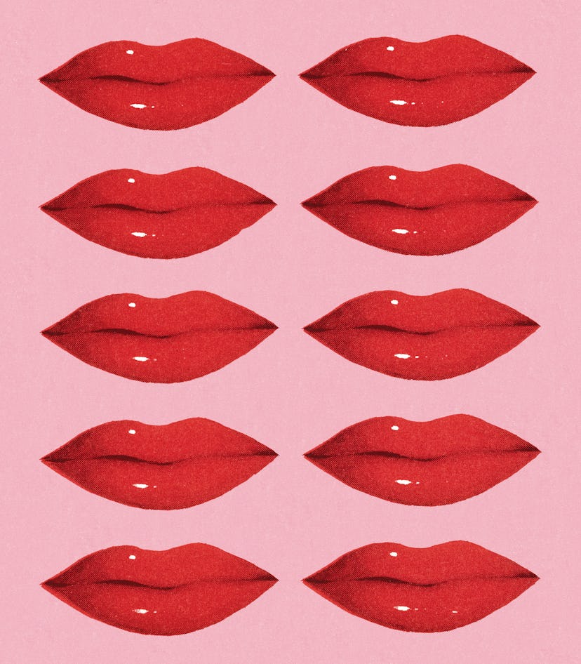 Glossy lips illustration