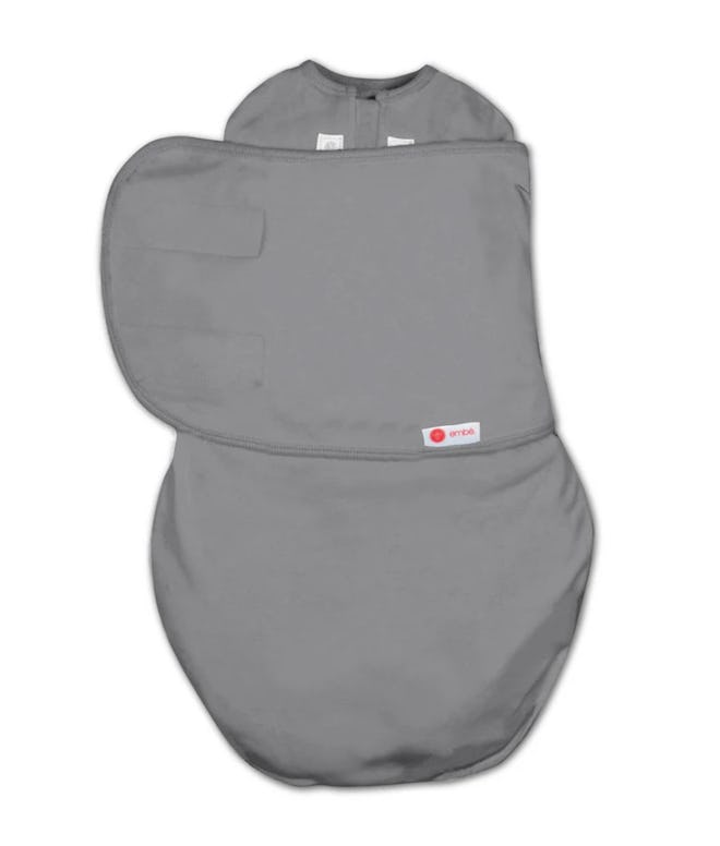 Flat lay of swaddle sleep sack