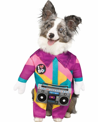 This '80s-inspired costume is part of the Halloween Express 2021 pet costumes collection.