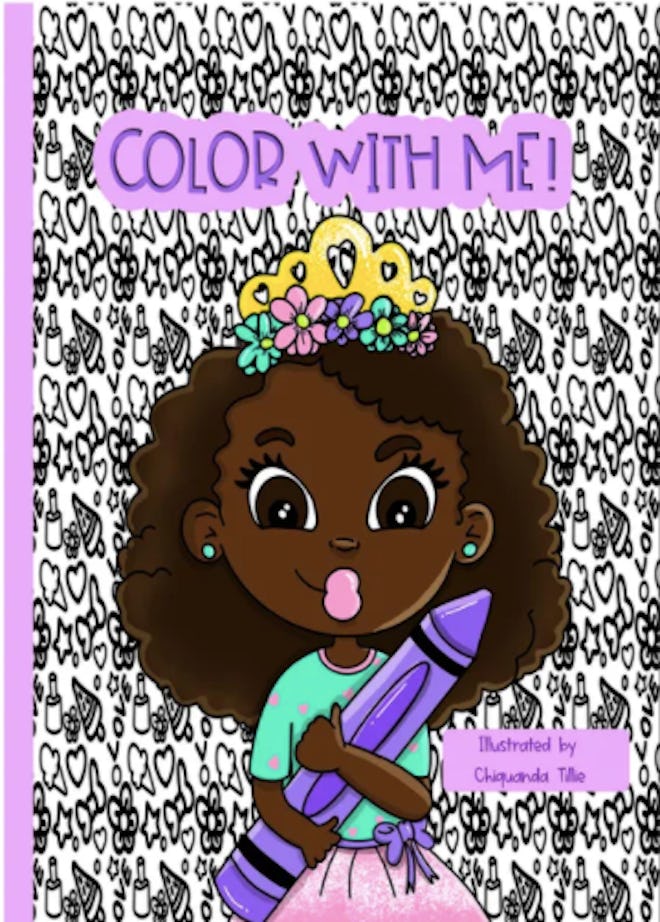 A natural hair coloring book