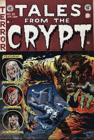The cover of the Tales from the Crypt (1953).