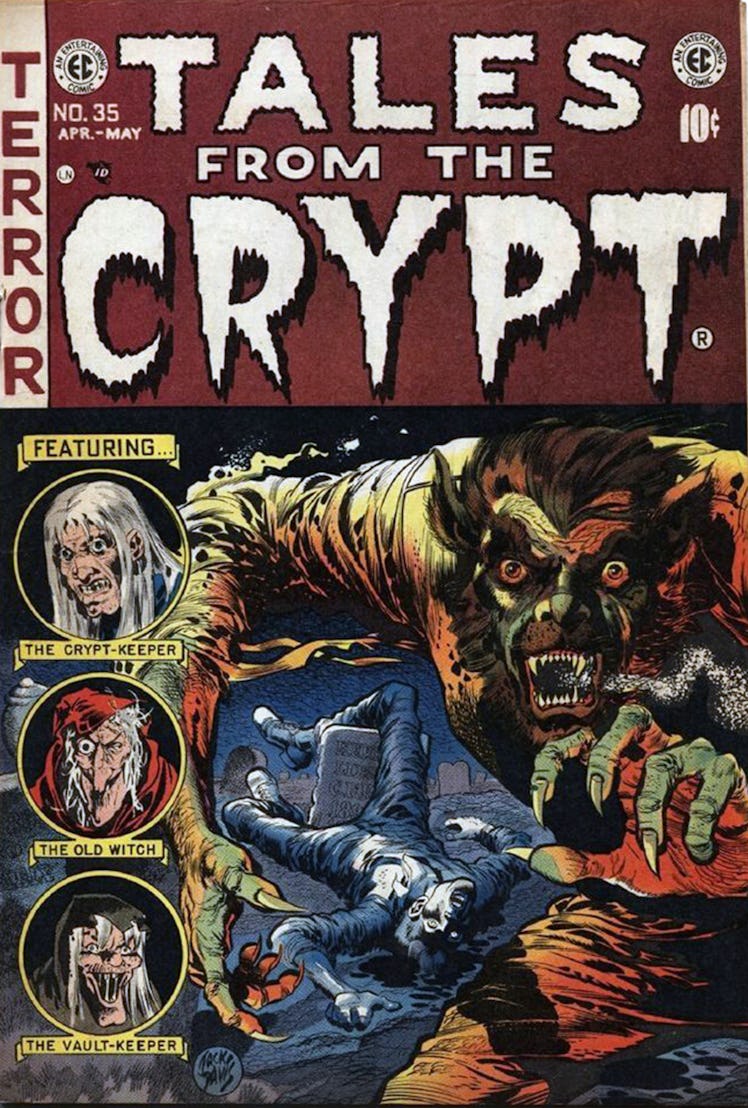 The cover of the Tales from the Crypt (1953).
