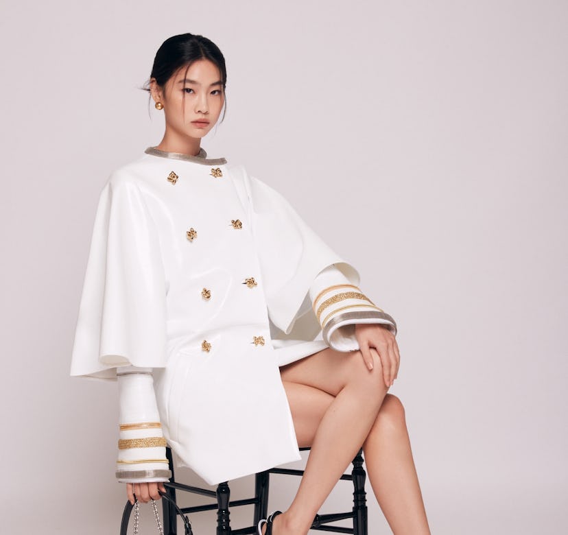 HoYeon Jung's promotional photo as the new global ambassador for Louis Vuitton.