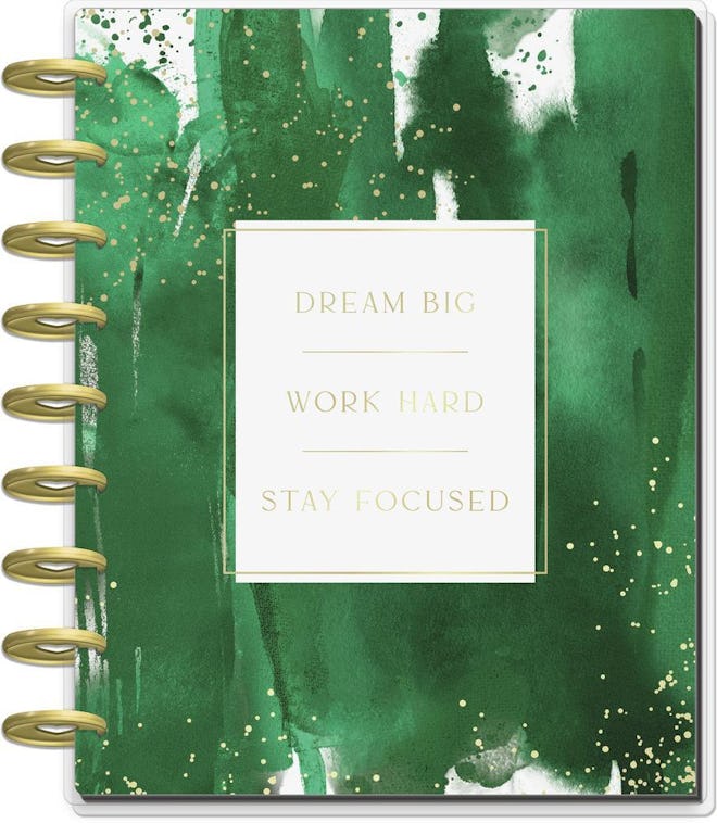 2022 12-Month Work Hard Classic Vertical Hourly Happy Planner