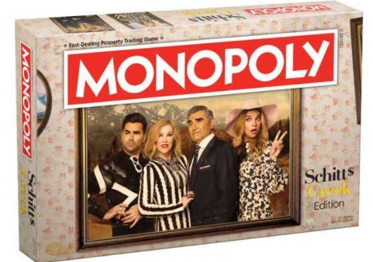 'Schitt's Creek' Monopoly looks like a blast.