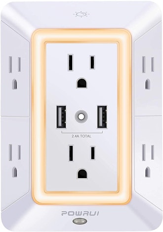 POWRUI USB Wall Charger Outlet Extender 
