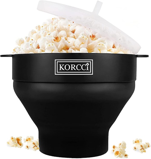 Korcci Original Microwaveable Silicone Popcorn Popper