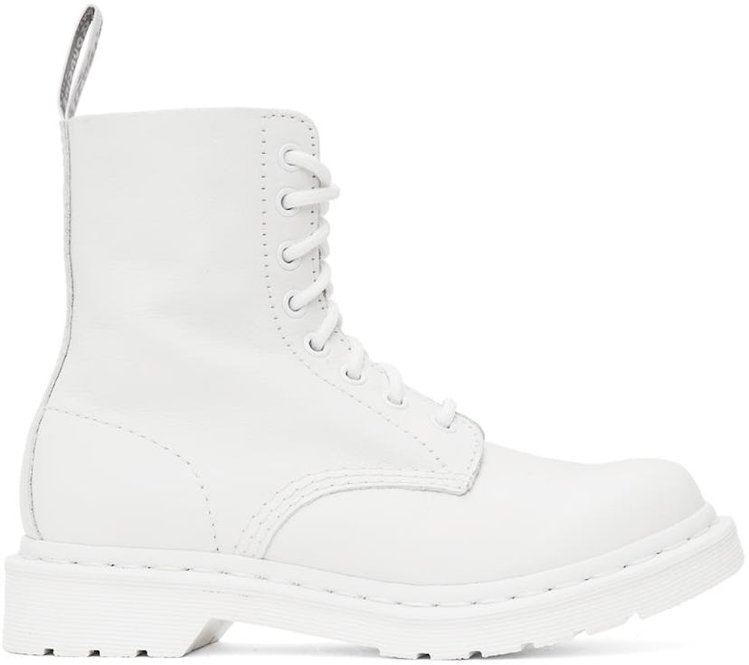 White 1460 Pascal Boots