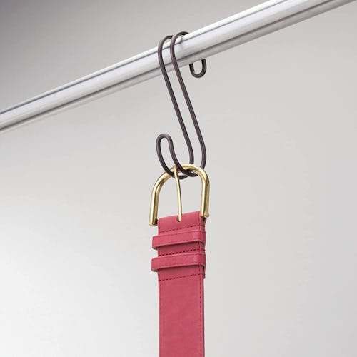 problem solving products mDesign Over The Rod Hanging Closet Accessory Hook (8-Pack)