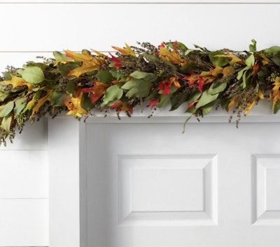 Live garland for Thanksgiving