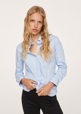 Blue Button-up Shirt