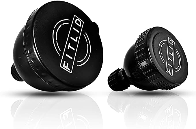 The FitLid Portable Protein Supplement Funnels (2-Pack)