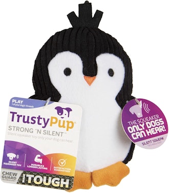 TrustyPup Penguin Silent Squeak Dog Toy