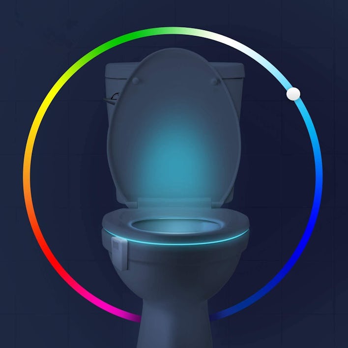 Chunance 16-Color Toilet Bowl Night Light 