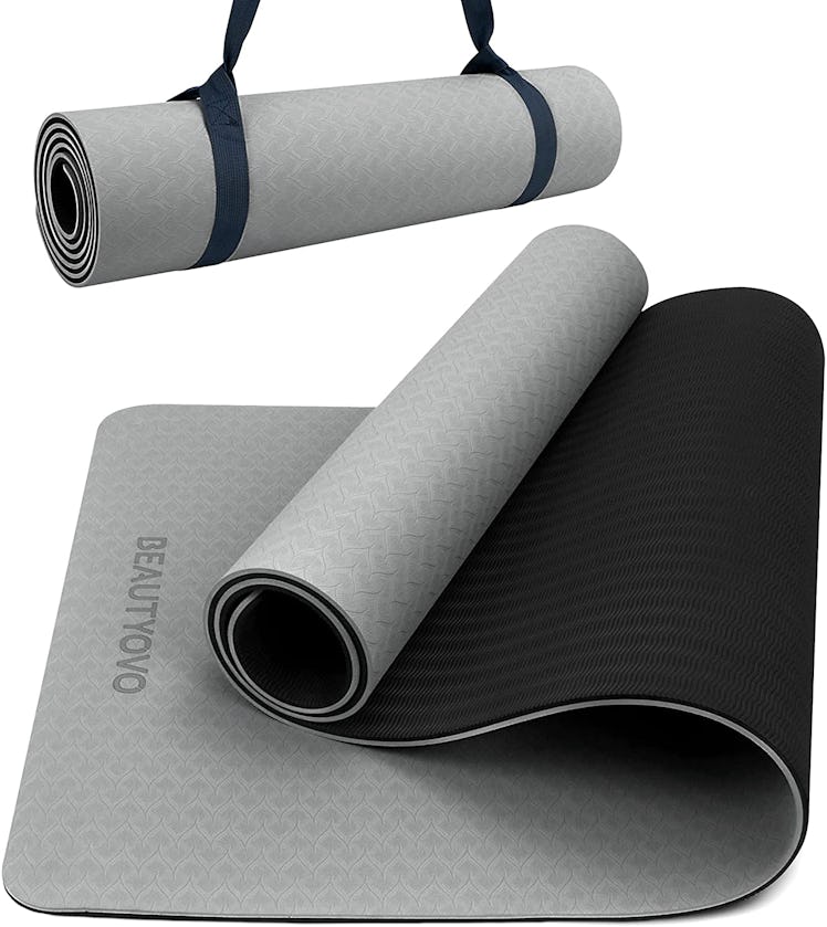 BEAUTYOVO 1/3-Inch Extra-Thick Yoga Mat