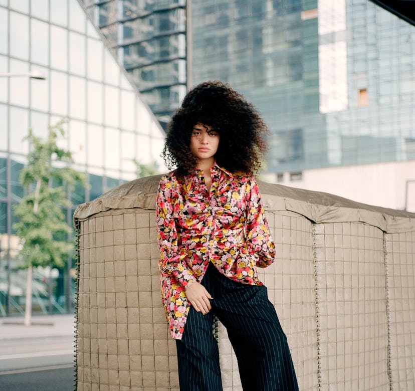 GANNI's LOVE DROP collection's campaign photo.