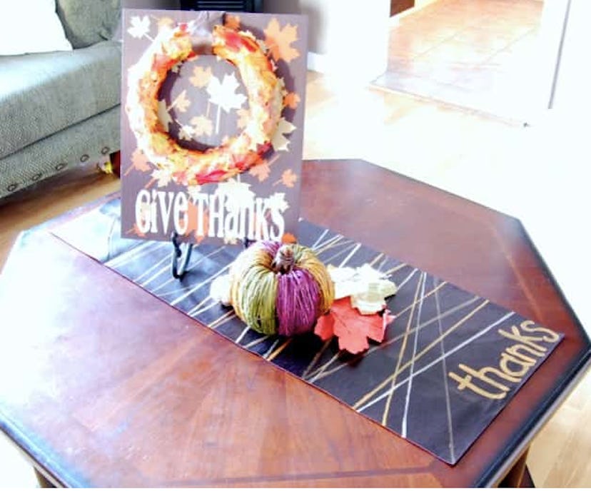 No sew DIY table runner