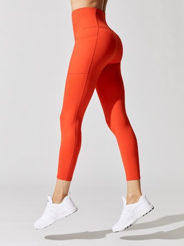 High Rise 7/8 Legging With Pockets in Cloud Compression