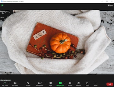 These fall backgrounds include subtle celebrations of October.