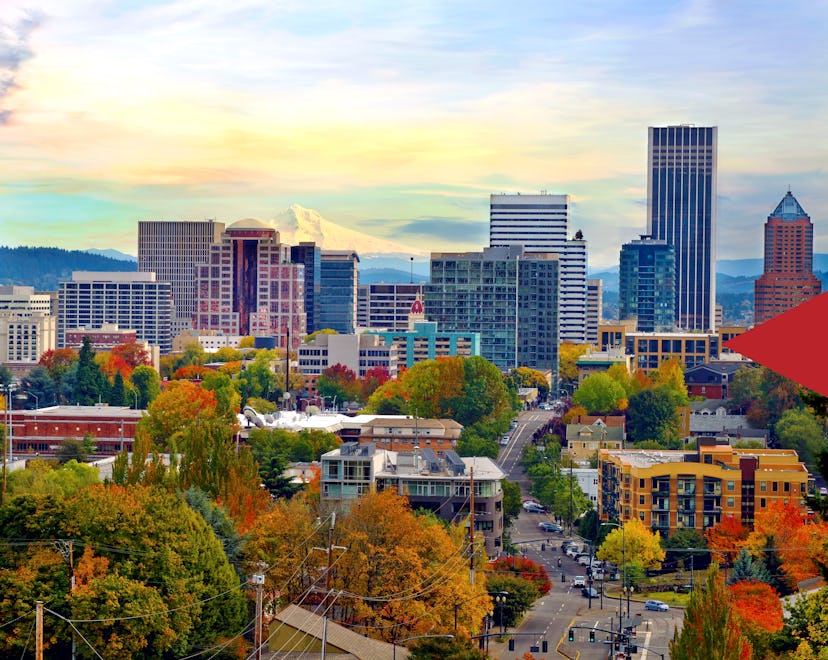 The Portland skyline