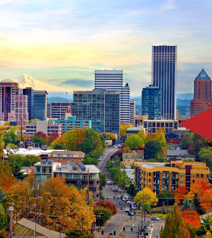 The Portland skyline