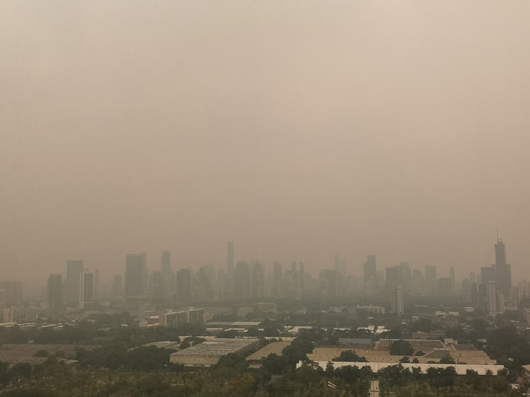 Smog in Bangkok, Thailand