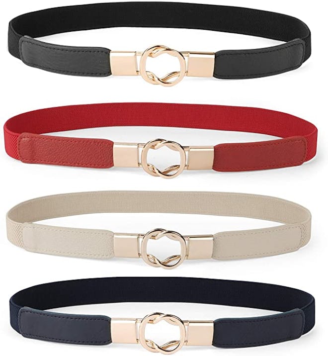 WERFORU Skinny Belt (4-Pack)