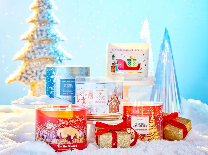 Bath & Body Works' Christmas 2021 Collection Includes Festive Candles